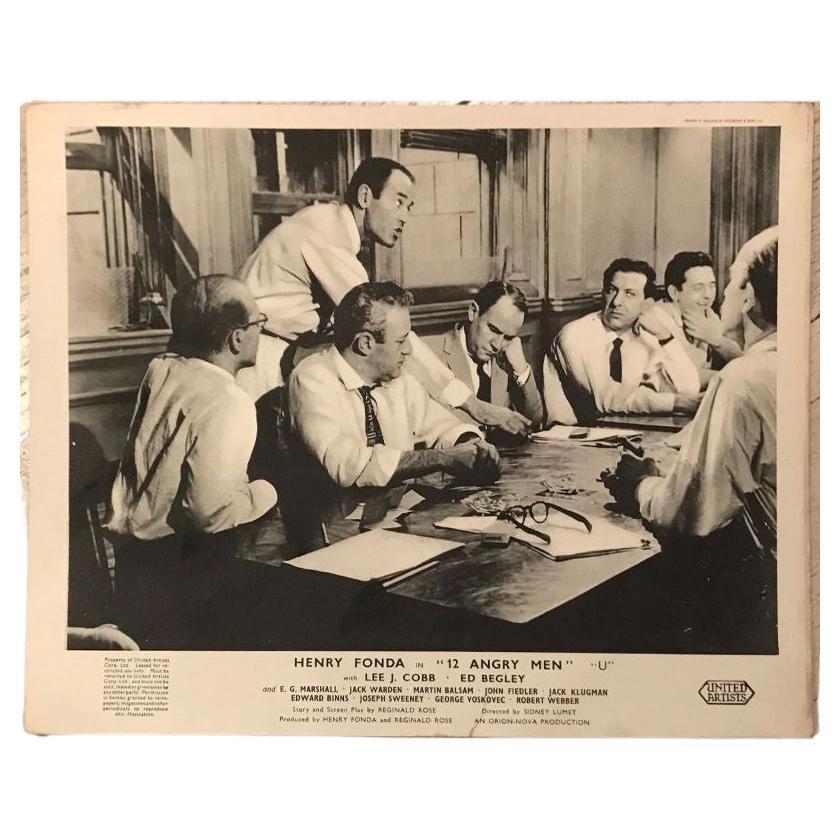 12 Angry Men, Unframed Poster, 1957, #5 of a Set of 8 For Sale