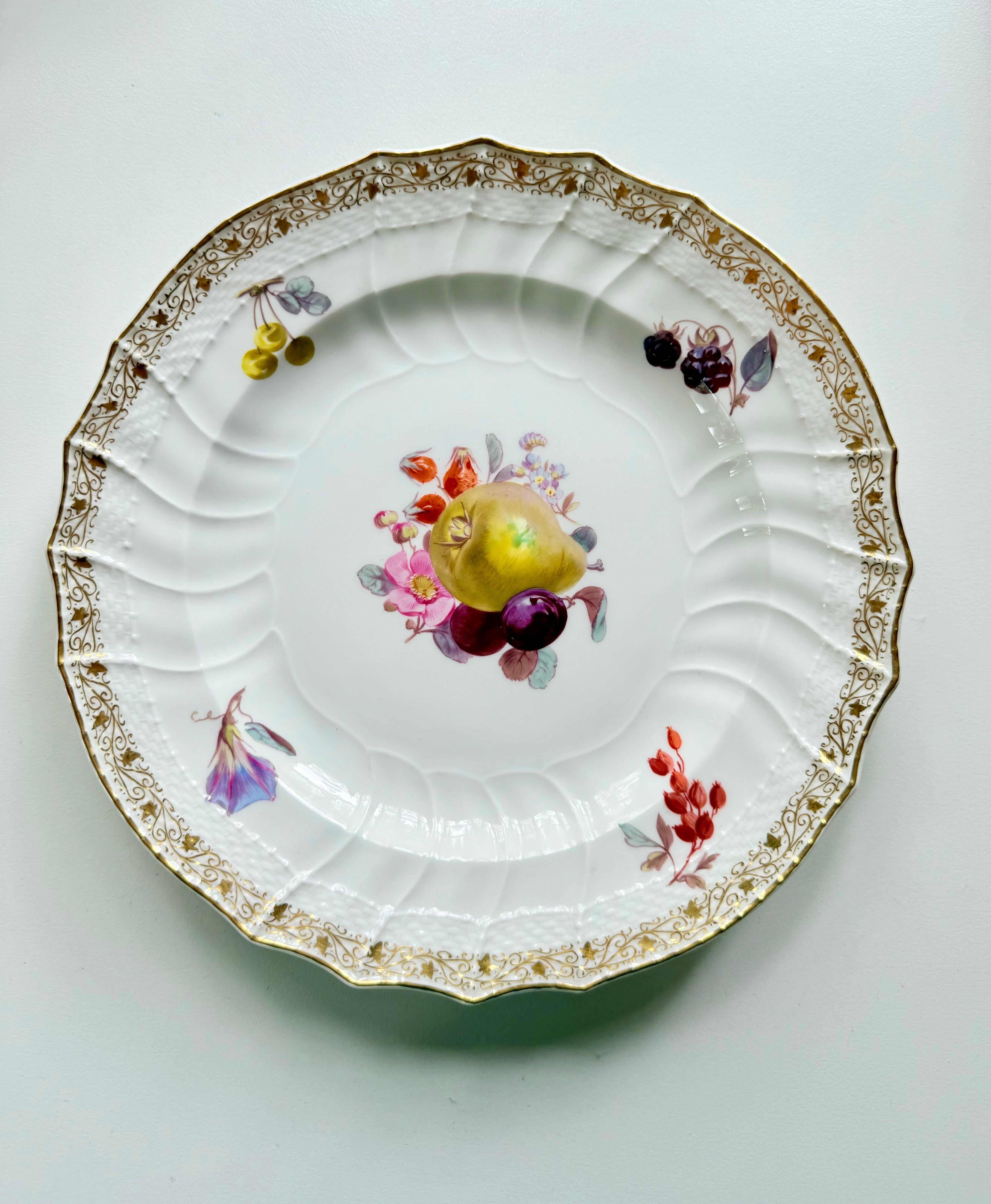 Porcelaine 12 assiettes anciennes KPM Berlin Köniigliche Porzellan-Manufaktur en vente