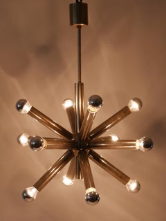 12-Armed Mid-Century Modern Sputnik Chandelier or Pendant Lamp, 1960s, Germany