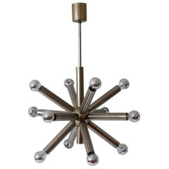 12-Armed Mid-Century Modern Sputnik Chandelier or Pendant Lamp, 1960s, Germany