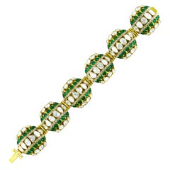 12 Carat Diamond Polki Bangle /Bracelet in 18 Karat Yellow Gold 58 Grams