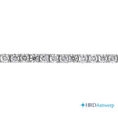 12 Carat Diamond Tennis Bracelet in 18K White Gold