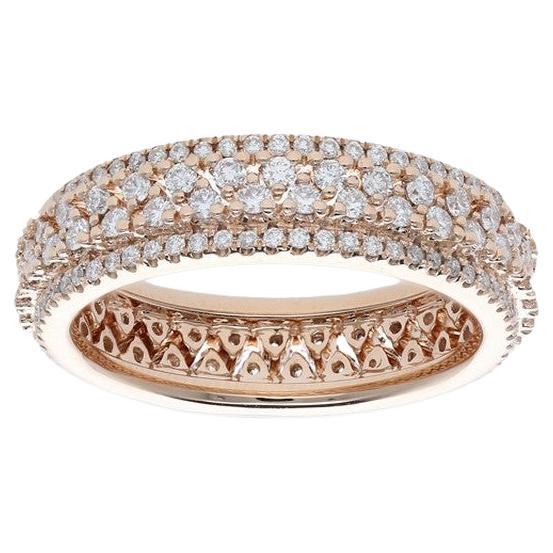 1.2 Carat Diamonds in 18K Rose Gold Ring - 1981 Classic Collection