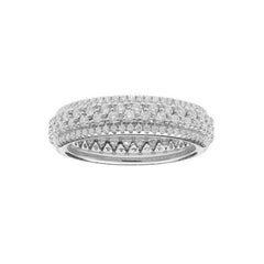 1.2 Carat Diamonds in 18K White Gold Ring - 1981 Classic Collection