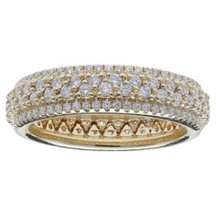 1.2 Carat Diamonds in 18K Yellow Gold Ring - 1981 Classic Collection