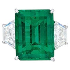12 Carat Emerald-cut Statement 14K White Gold Collector’s Grade Grandeur