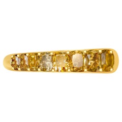 1.2 Carat Fancy Colors Diamonds 18 Karat Yellow Gold Ring "Fancy" Collection