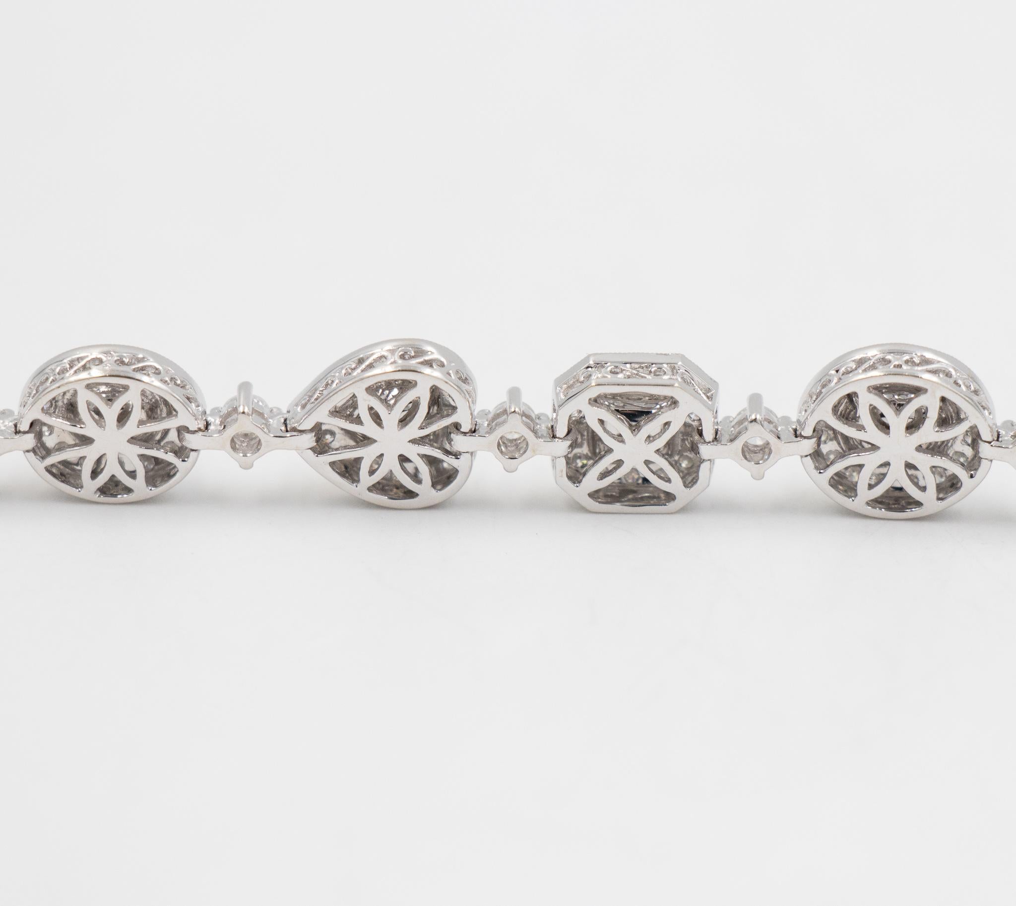 diamond tennis bracelet gia