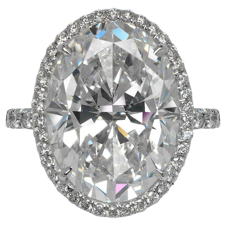 Dimon Cod6 6 Carat Oval Cut Diamond Engagement Ring GIA Certified D* IF For Sale ...