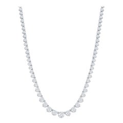 12 Carat Riviera Diamond Necklace