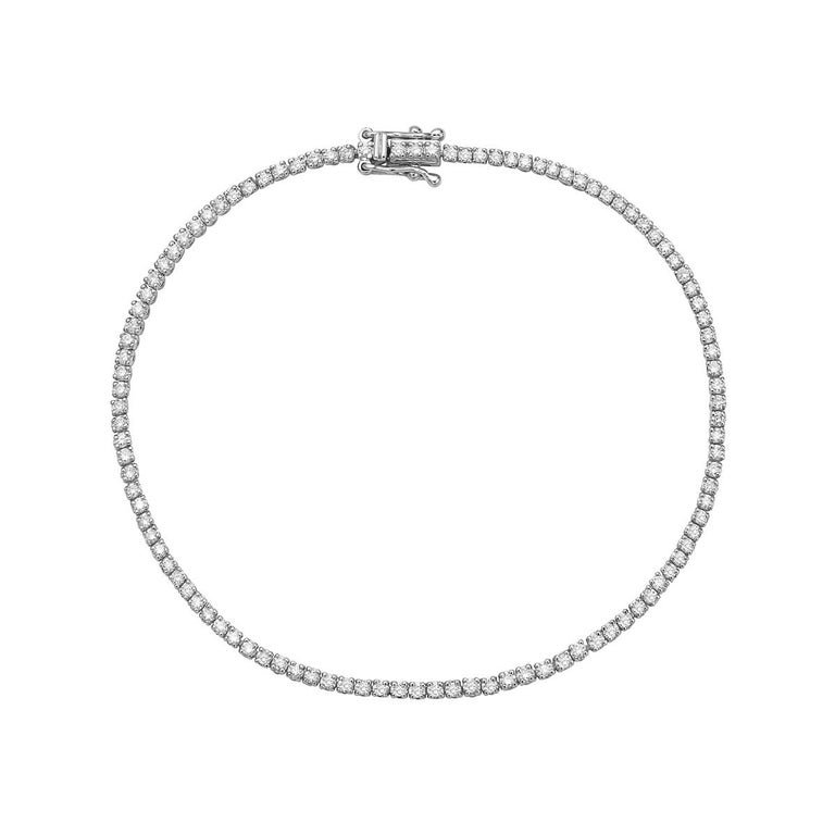 1.4ct Diamond Bracelet In 9ct White Gold main image 1