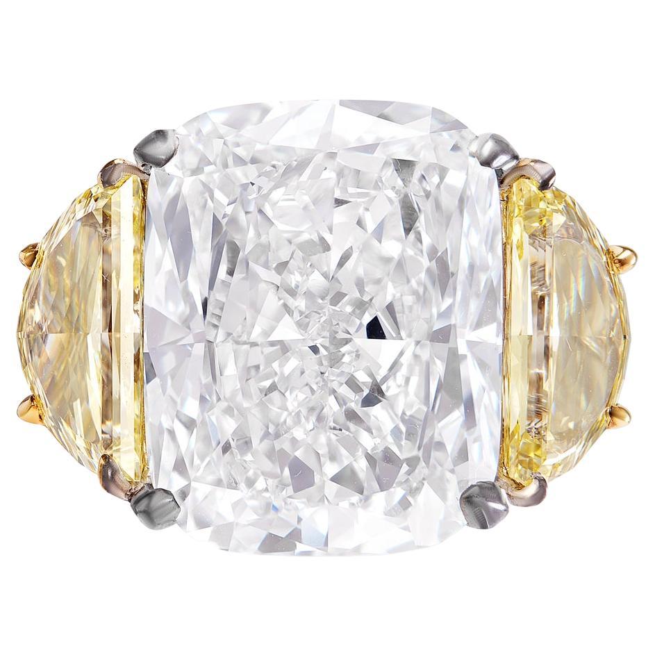 12 Carats Cushion Cut Diamond Engagement Ring GIA Certified D VS1