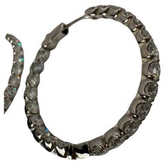 12 Karat Diamant-Ohrringe 14KT Gold