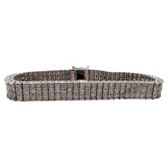 12 carats tennis bracelet 14KT white gold luxury bracelet