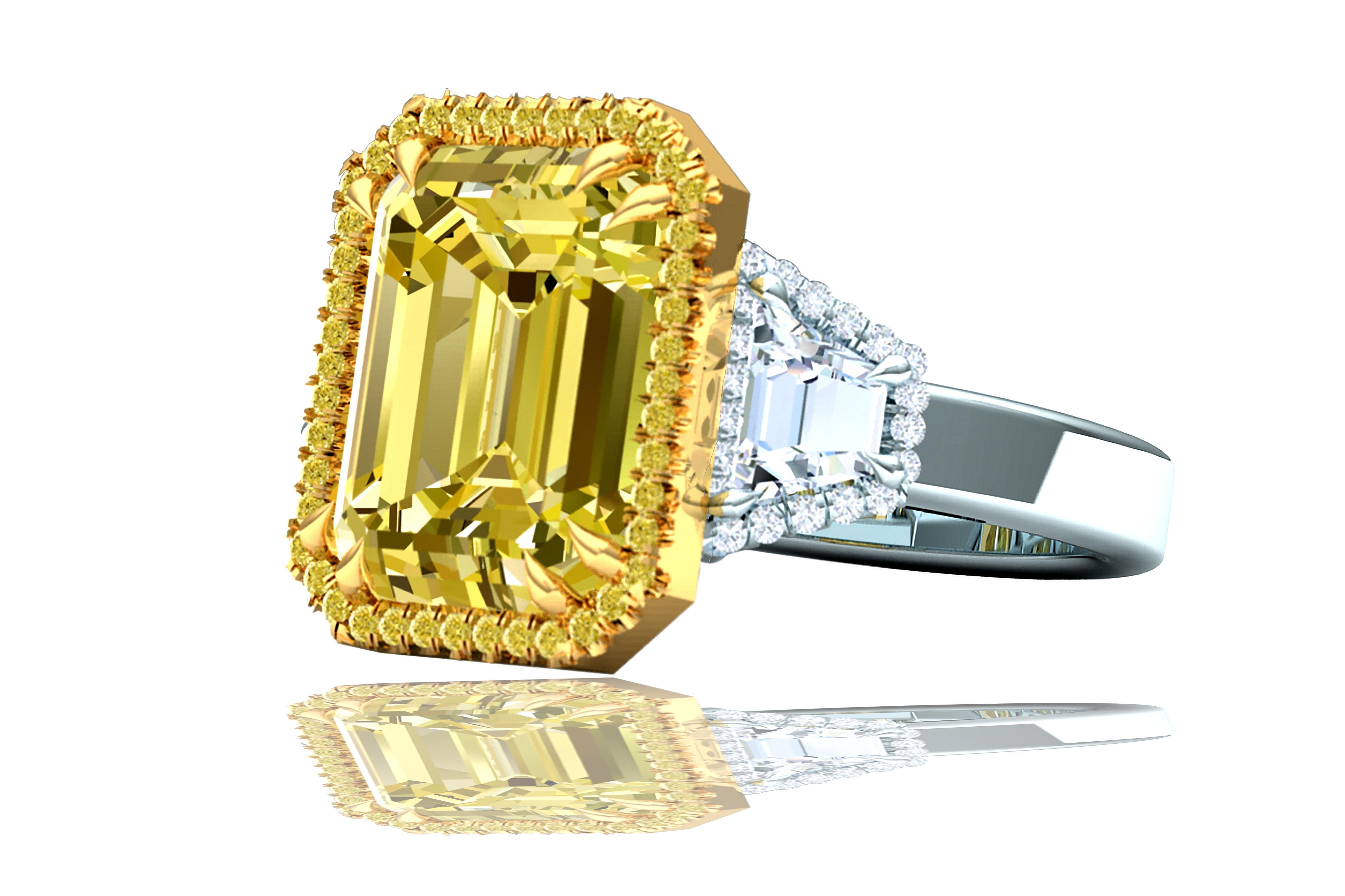 12 carat sapphire diamond ring