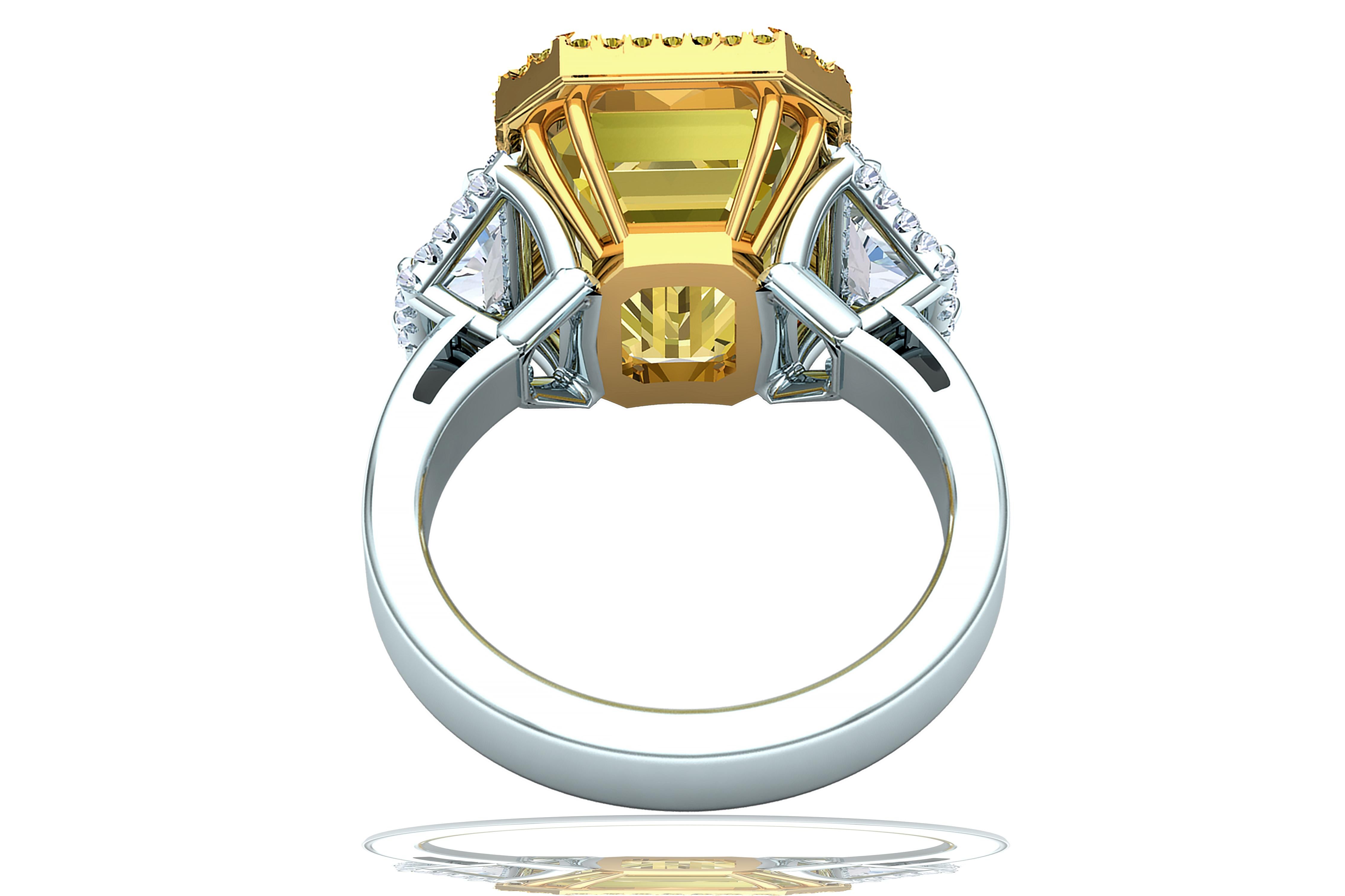 12 carat sapphire engagement ring