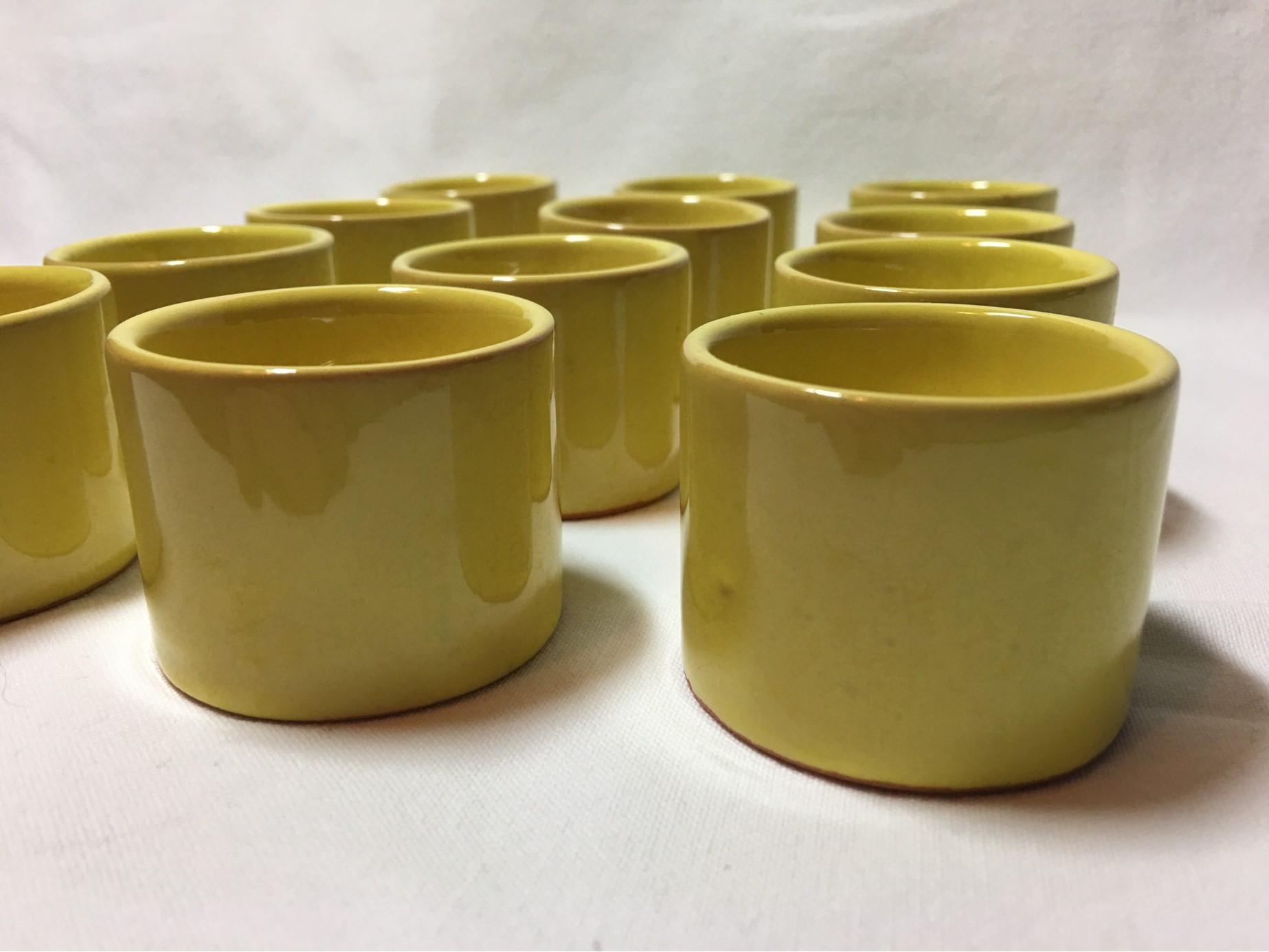 yellow egg cups