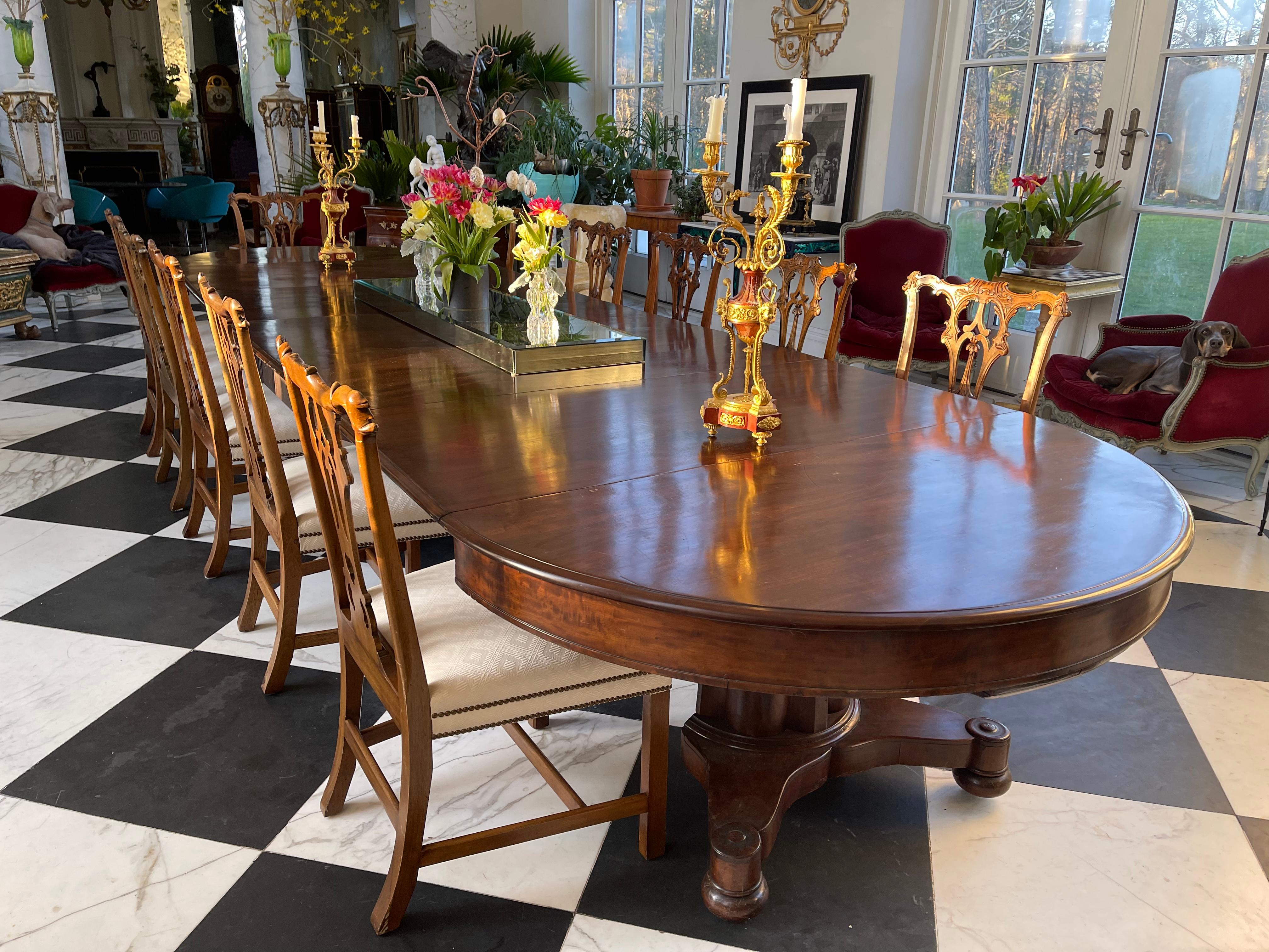 12 Chippendale Dining Chairs 7