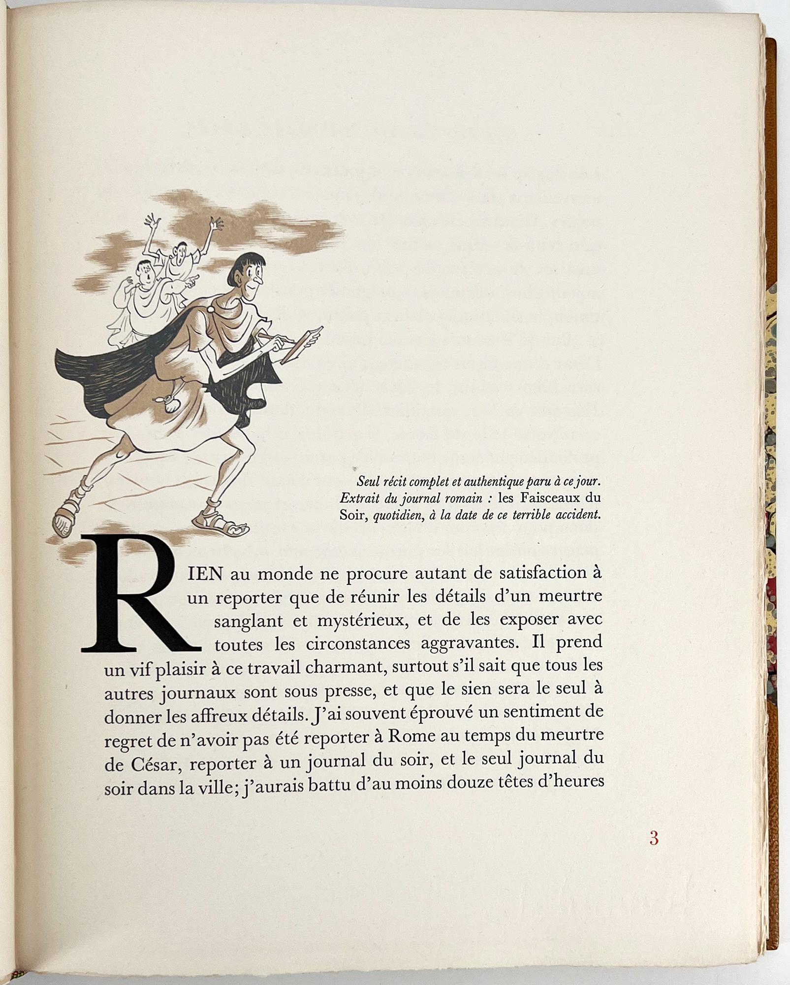 French 12 Contes / 12 Stories by Mark Twain, illustrated by Jean Trubert For Sale