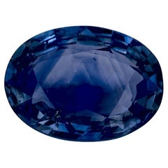 1.2 Carat Blue Sapphire Oval Loose Gemstone