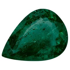 1.2 Ct Emerald Pear Loose Gemstone