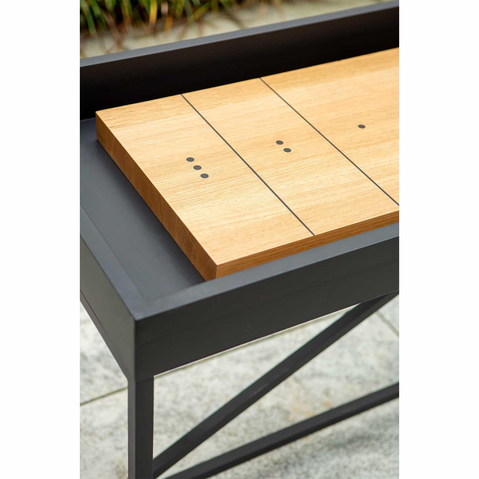 12' Anpassbarer moderner Shuffleboard-Tisch „The Break“ für den Außenbereich im Zustand „Neu“ im Angebot in Vancouver, B.C.