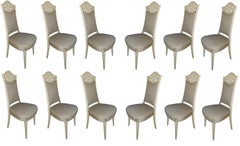 12 Dining Chairs, 1950, Englander & Bonta (Restoration at the client's choice)