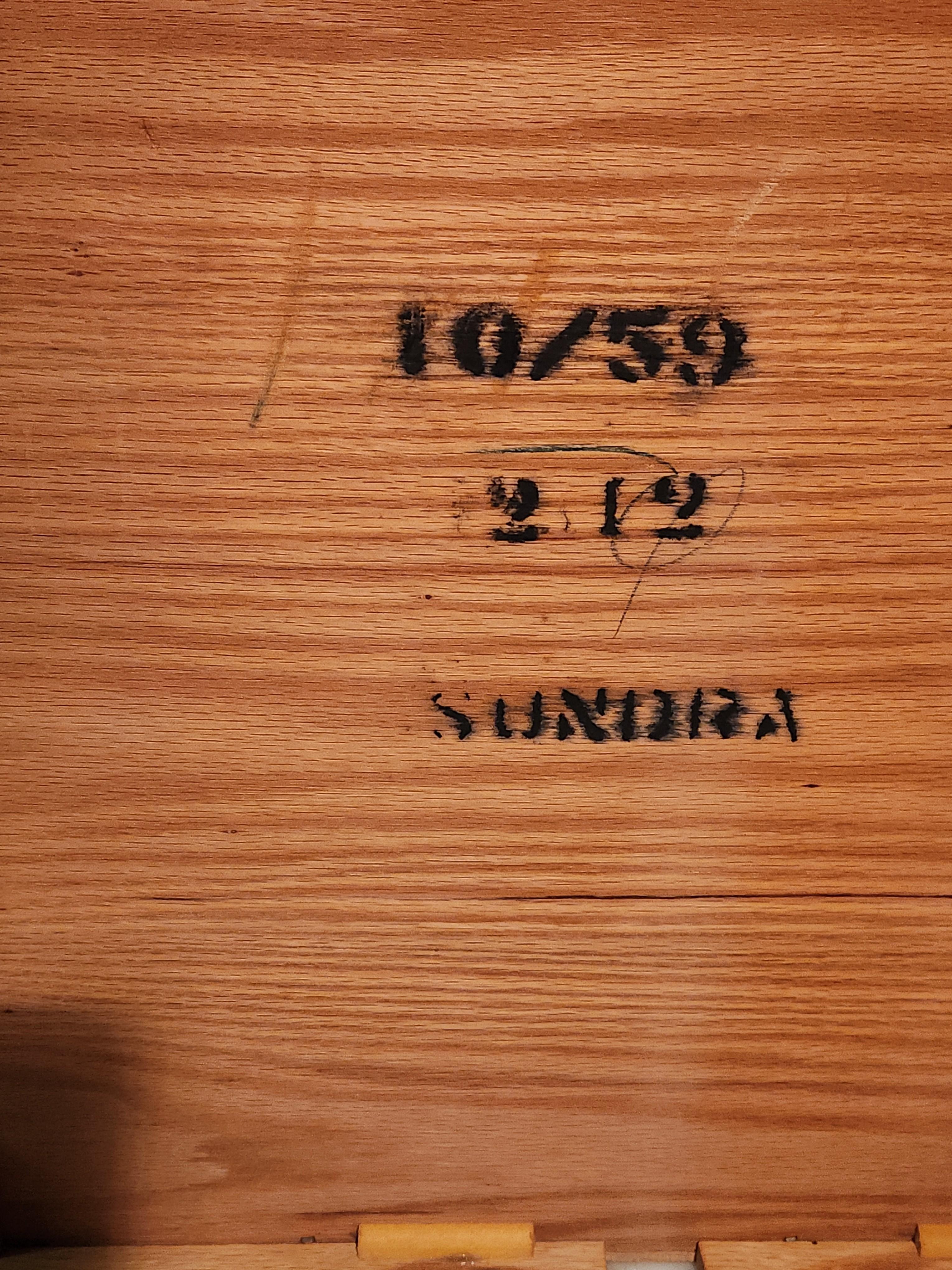 Commode 12 tiroirs George Nakashima Origins Widdicomb 1959 en vente 5