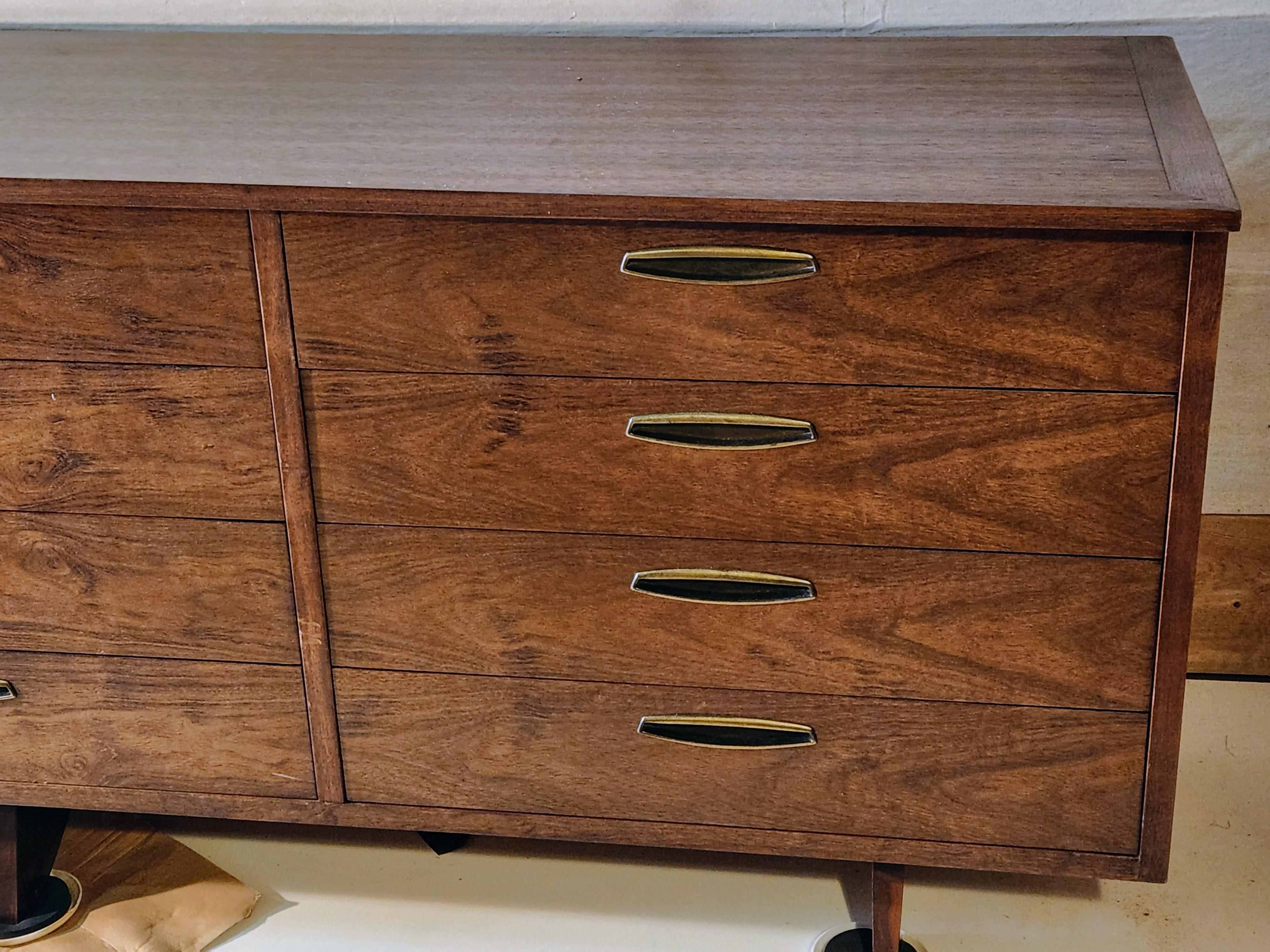 Cómoda de 12 cajones George Nakashima Orígenes Widdicomb 1959 en venta 1