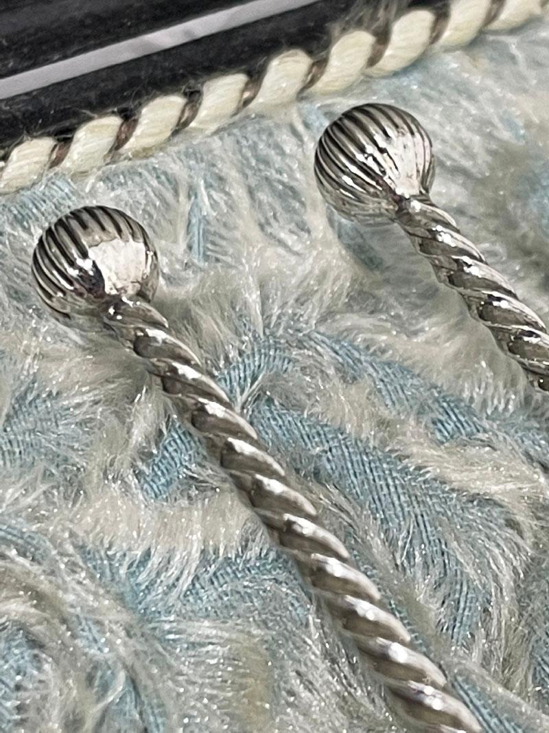 12 forchette per sottaceti in argento olandese di Gerritsen, 1906 In condizioni buone in vendita a Delft, NL