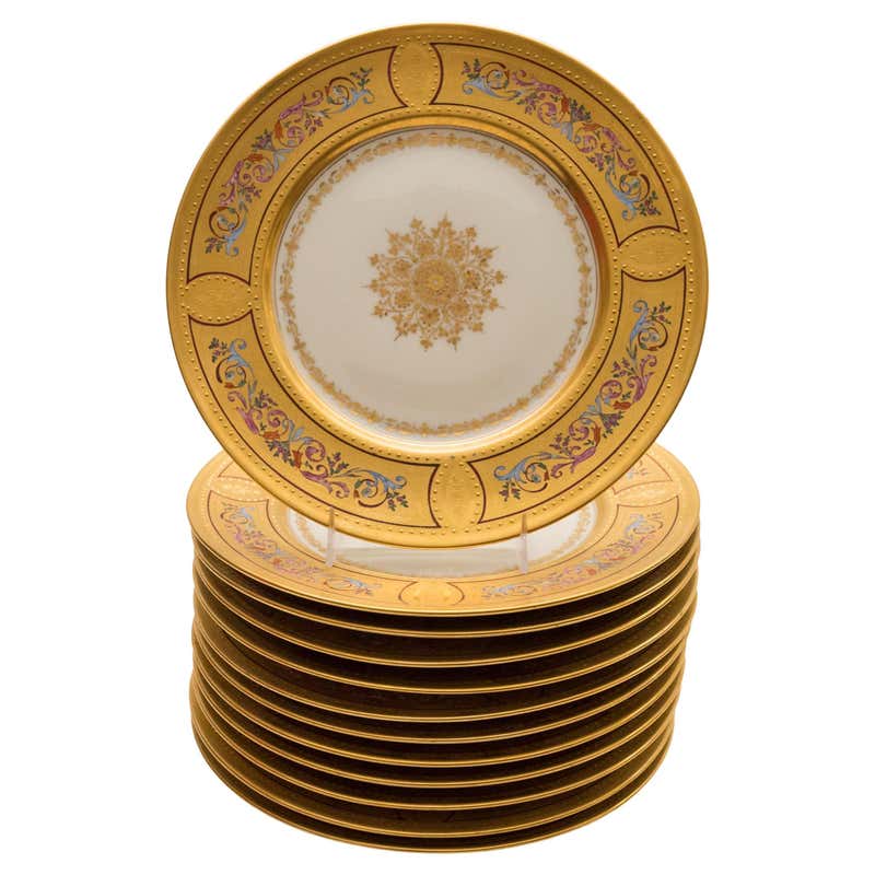 Antique dessert plates Clearance