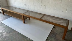 12 Feet long Cane Low Console Table