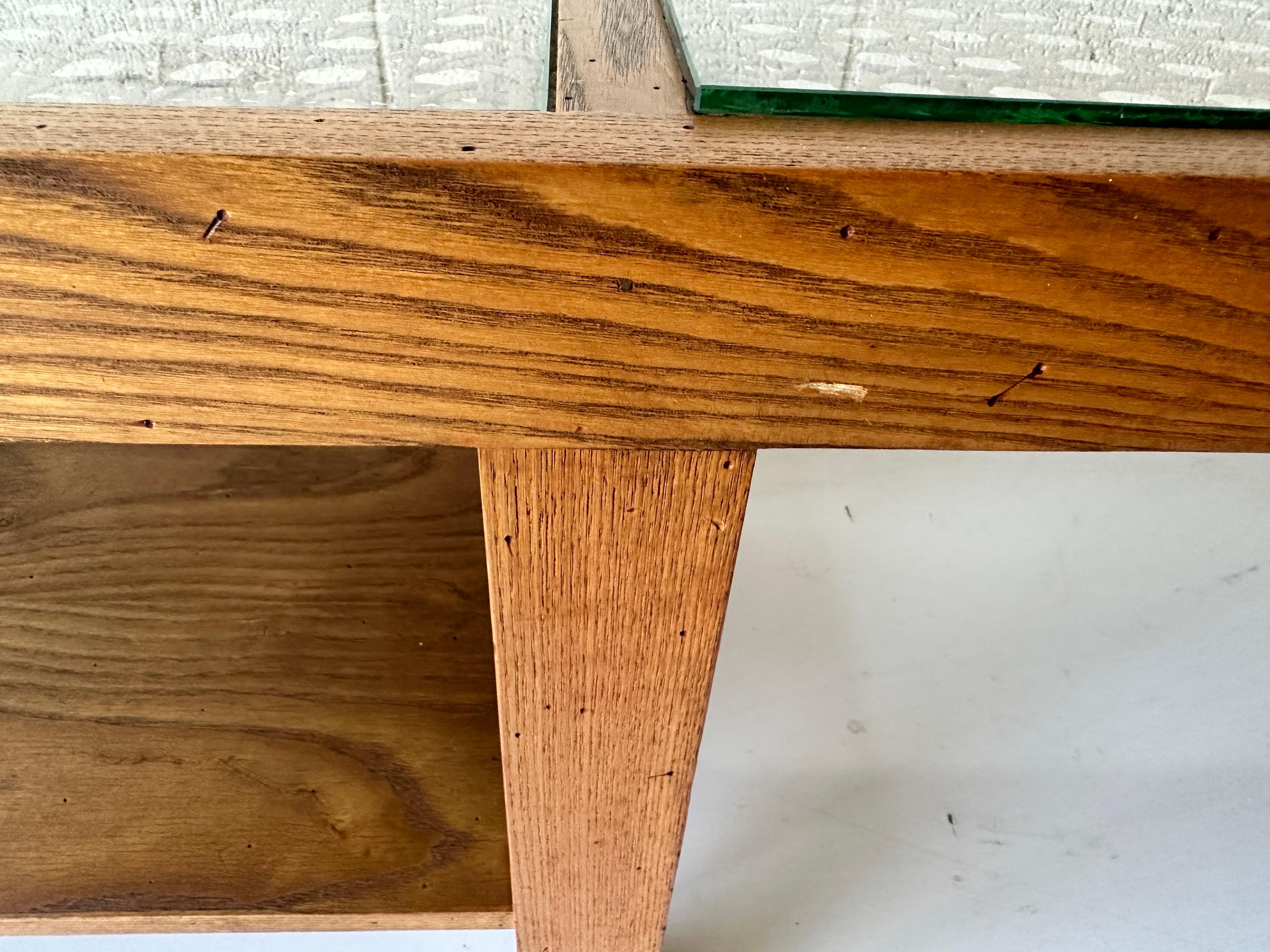 12 Feet long Cane Low Console Table For Sale 3