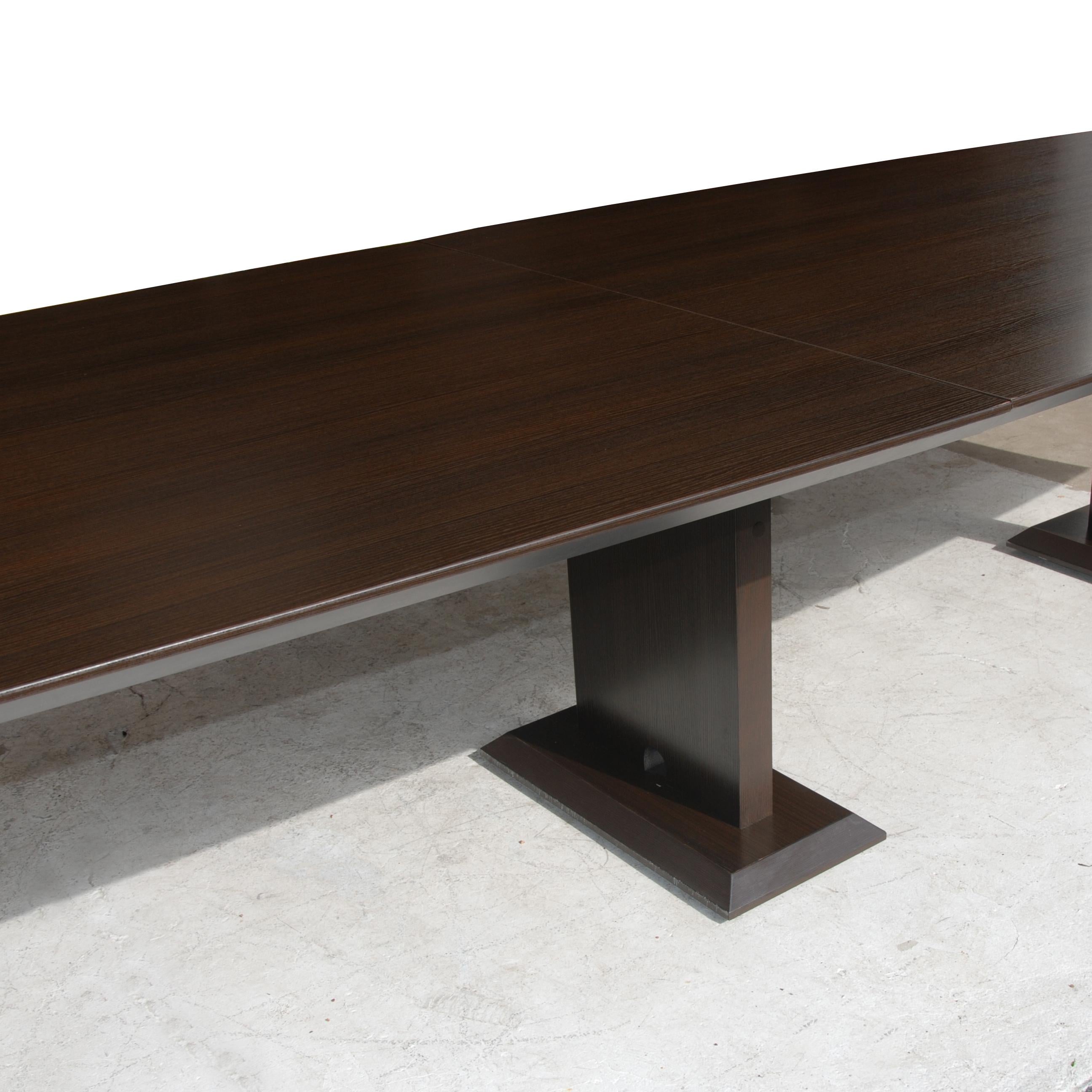 Contemporary 12ft Boat Shaped Dining Table