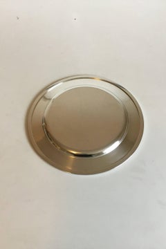 12 Georg Jensen Sterling Silver Charger or Plate by Henning Koppel No 1074