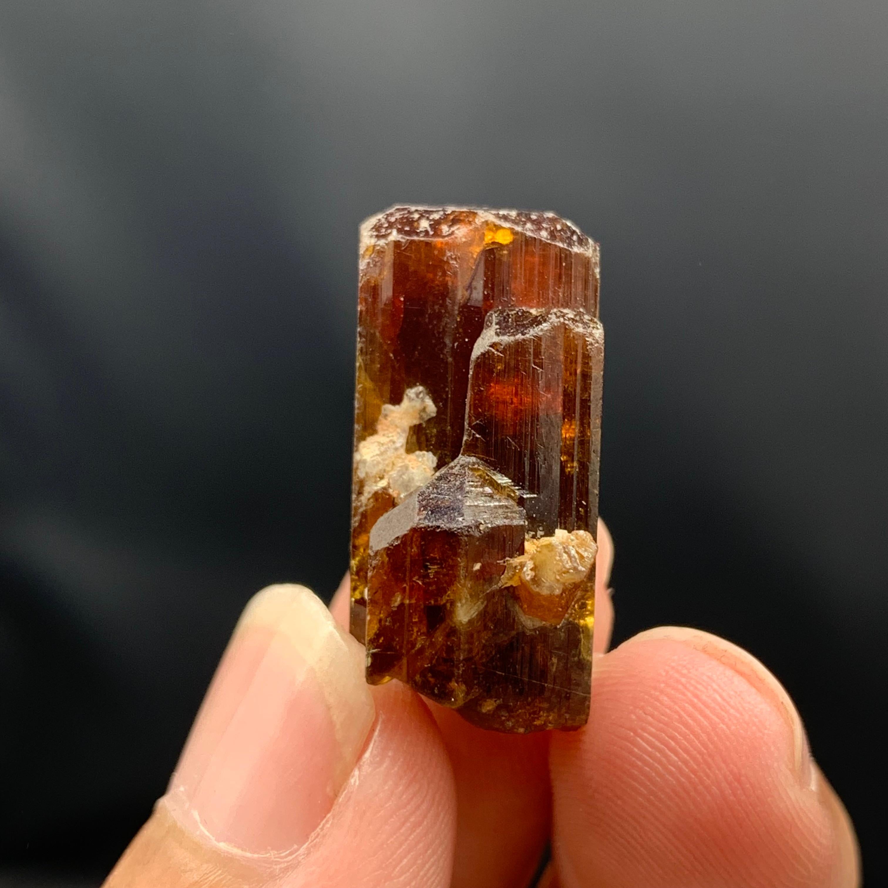 Cristal de Bastnasita Raro De 12 Gramos Con Cristales Secundarios Perfectos De Pakistán Siglo XXI y contemporáneo