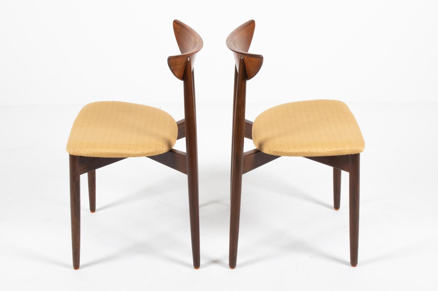 (12) Harry Ostergaard Danish Mid-Century Rosewood Dining Chairs For Sale 5