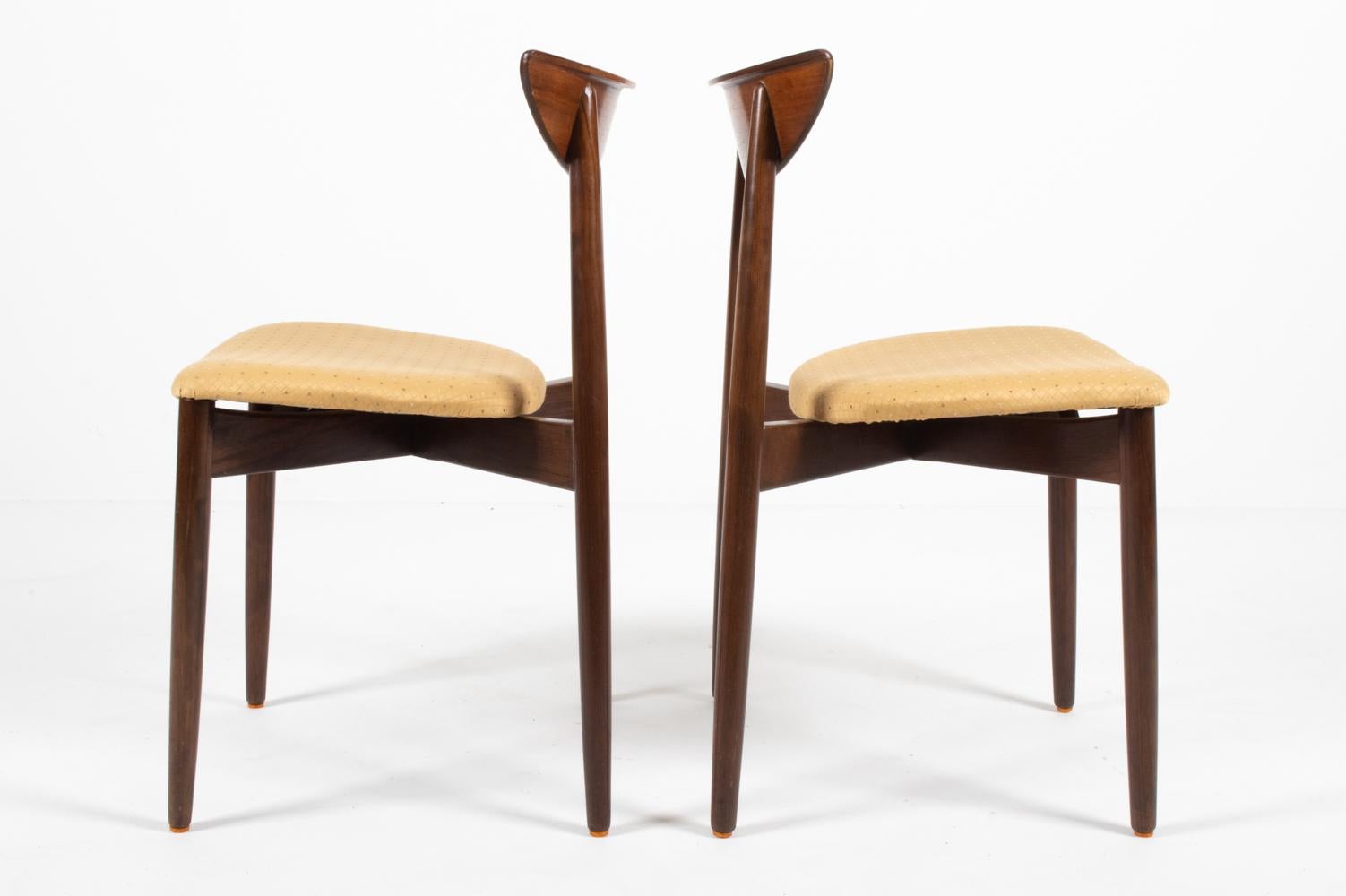 (12) Harry Ostergaard Danish Mid-Century Rosewood Dining Chairs For Sale 6