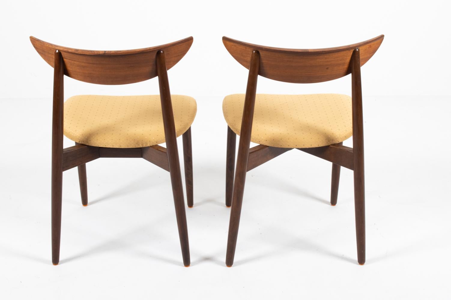 (12) Harry Ostergaard Danish Mid-Century Rosewood Dining Chairs For Sale 7