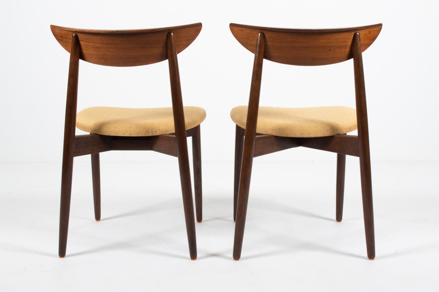 (12) Harry Ostergaard Danish Mid-Century Rosewood Dining Chairs For Sale 8