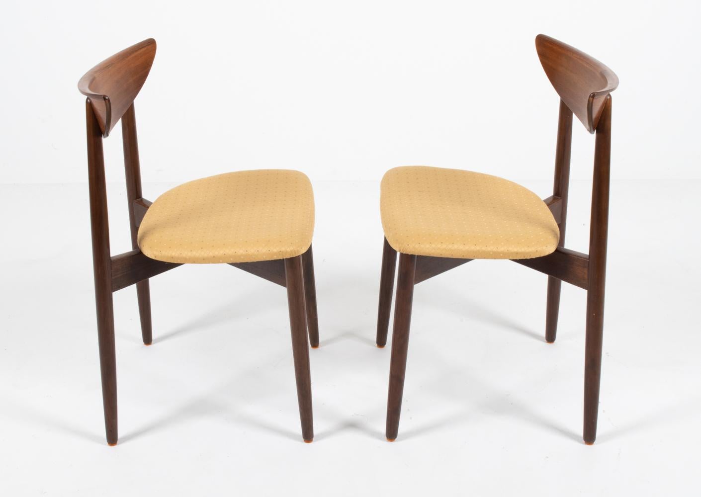 (12) Harry Ostergaard Danish Mid-Century Rosewood Dining Chairs For Sale 9