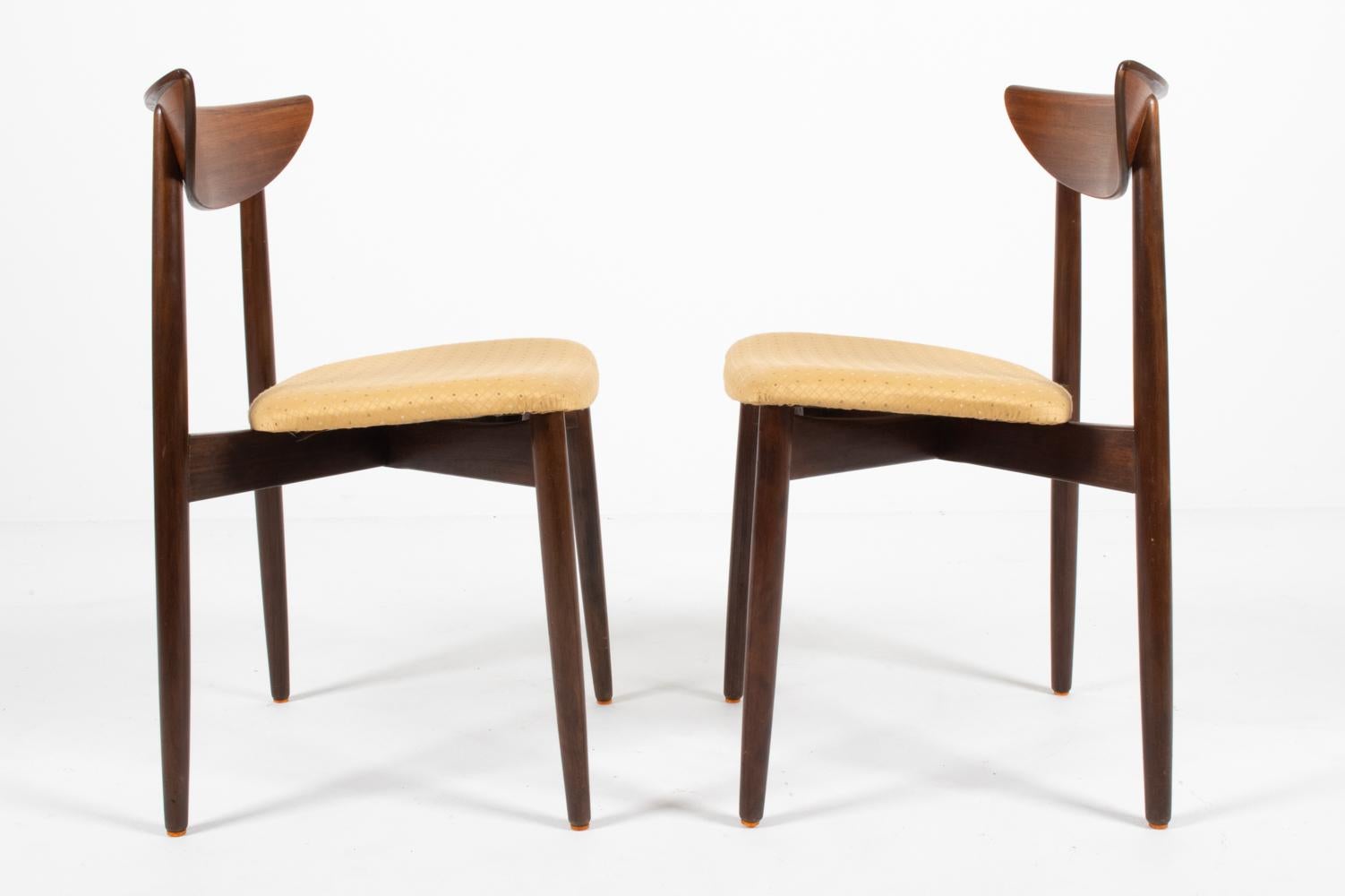 (12) Harry Ostergaard Danish Mid-Century Rosewood Dining Chairs For Sale 10