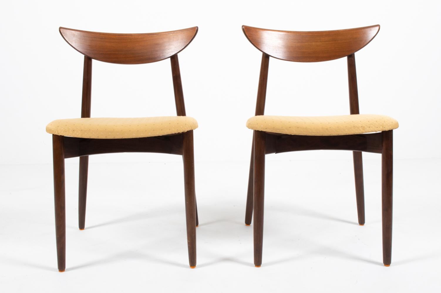 (12) Harry Ostergaard Danish Mid-Century Rosewood Dining Chairs For Sale 4