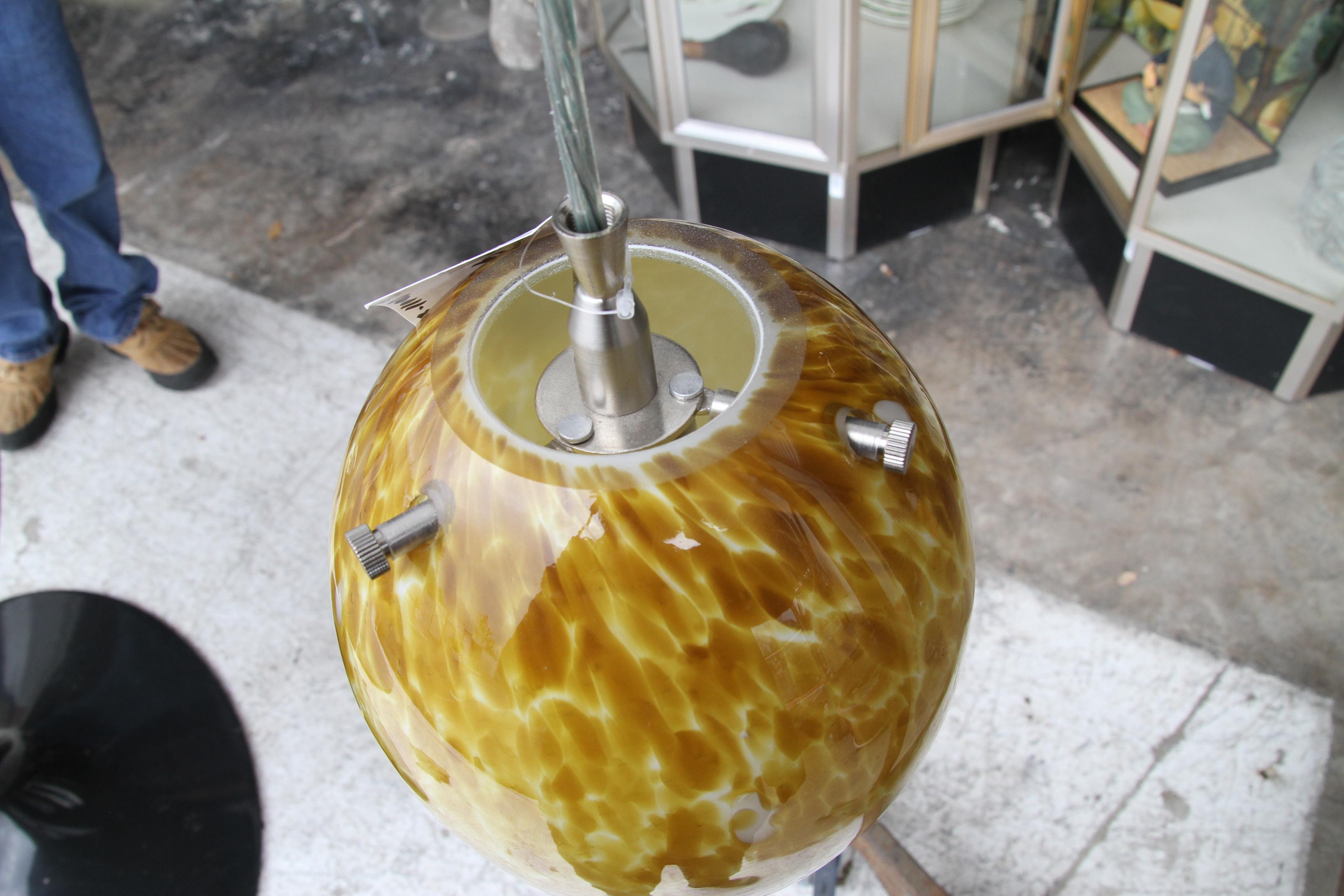Modern Italian Murano Glass Pendant For Sale