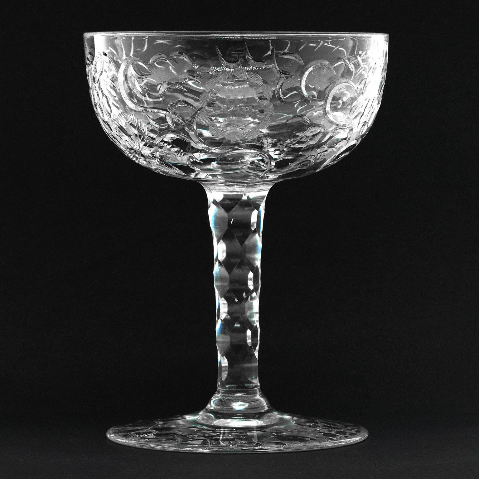 12 Justin Tharaud Champagne Goblets For Sale 1