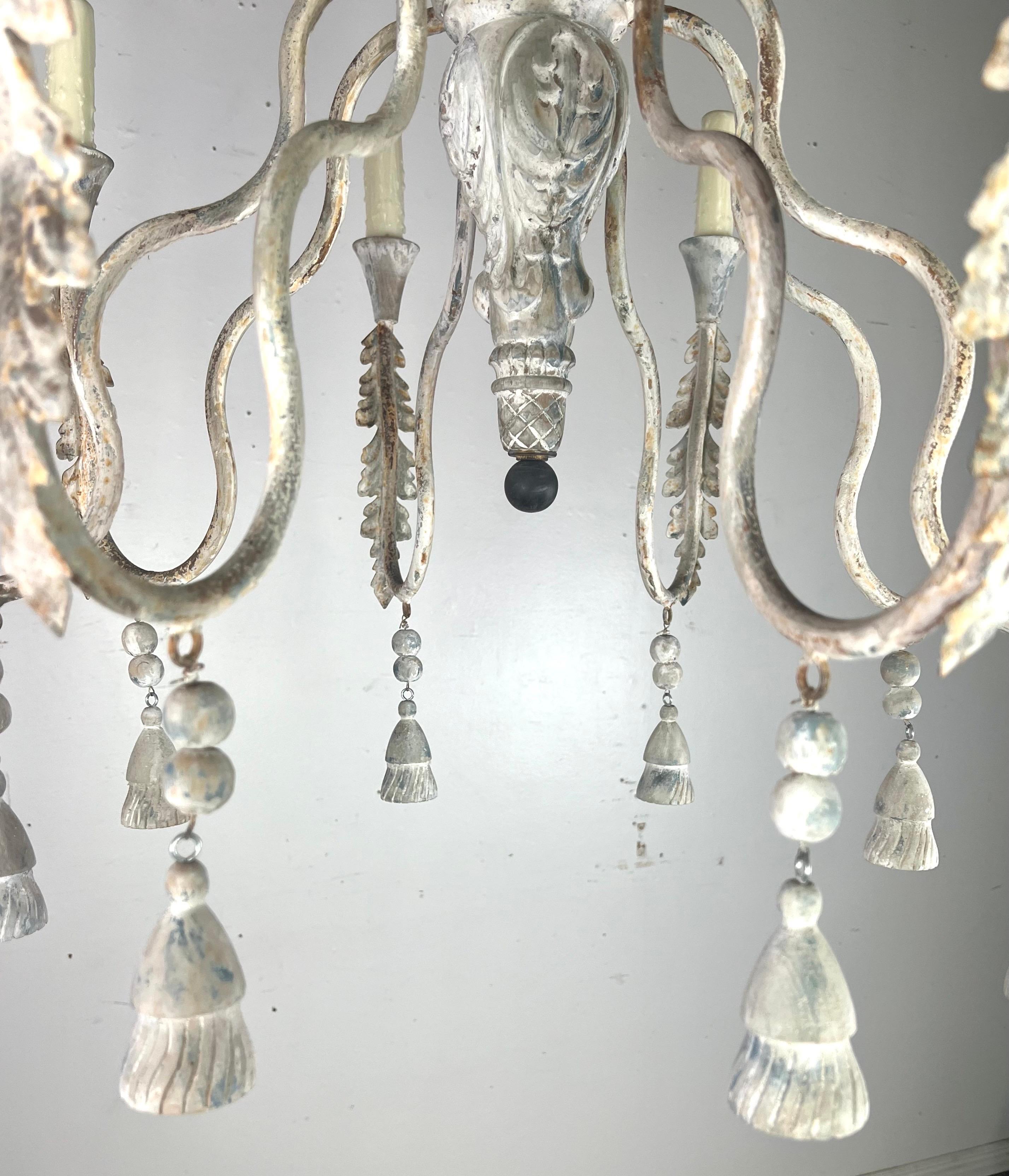 Descanso 12-Light Tuscan Style Two-Tier Chandelier by Miamar Home For Sale 3