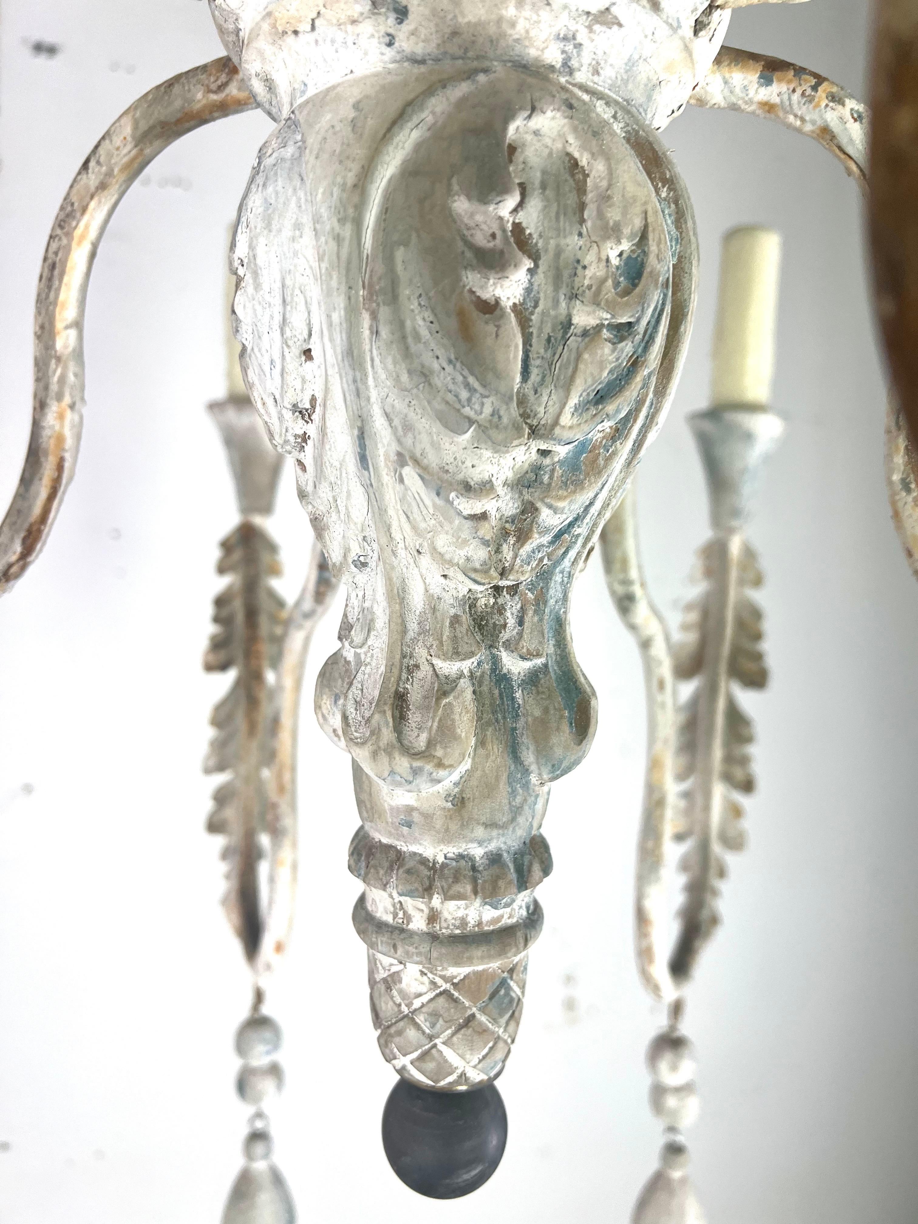 Descanso 12-Light Tuscan Style Two-Tier Chandelier by Miamar Home In New Condition For Sale In Los Angeles, CA