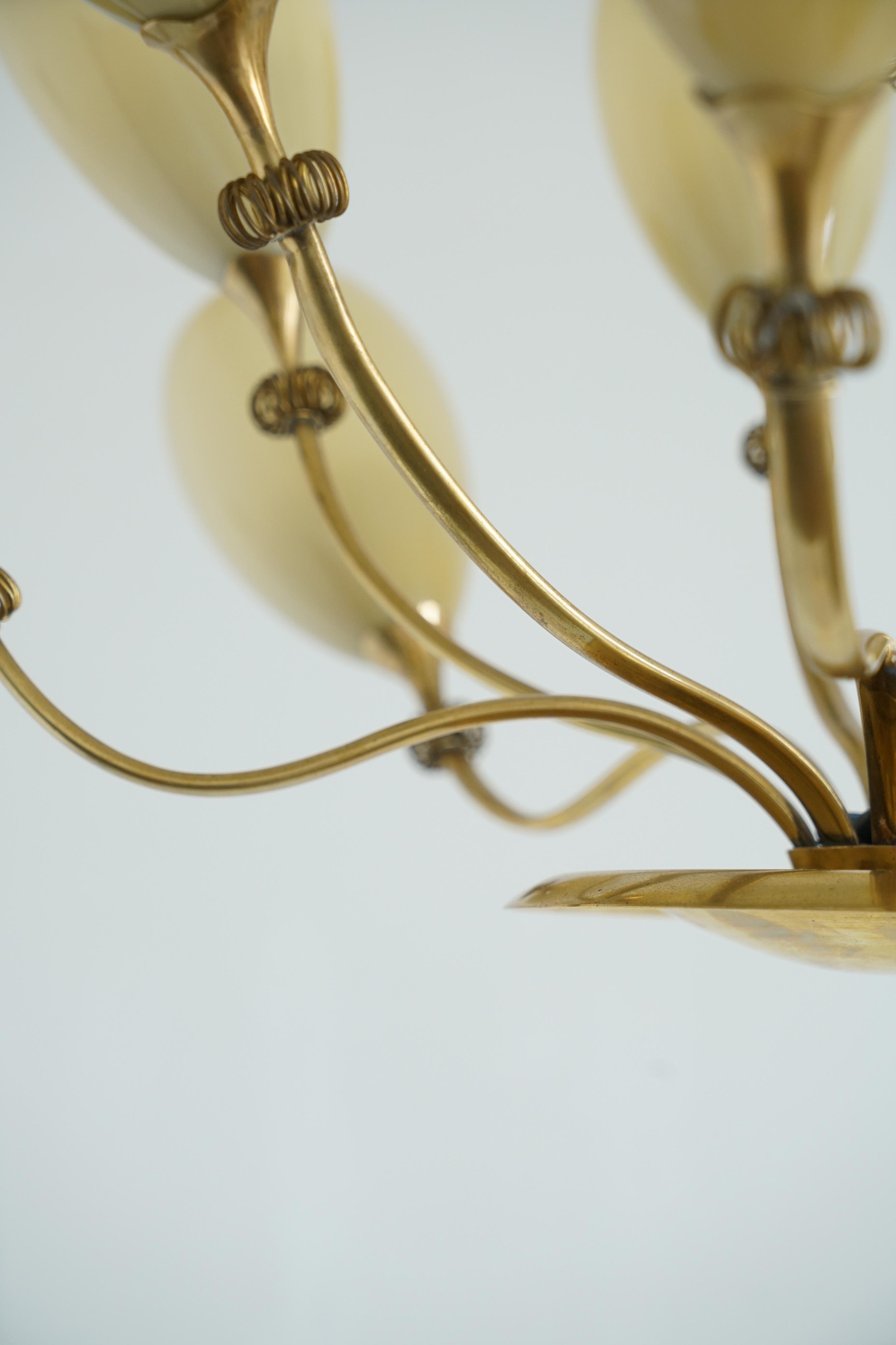 Lustre à 12 lumières de Paavo Tynell en vente 5