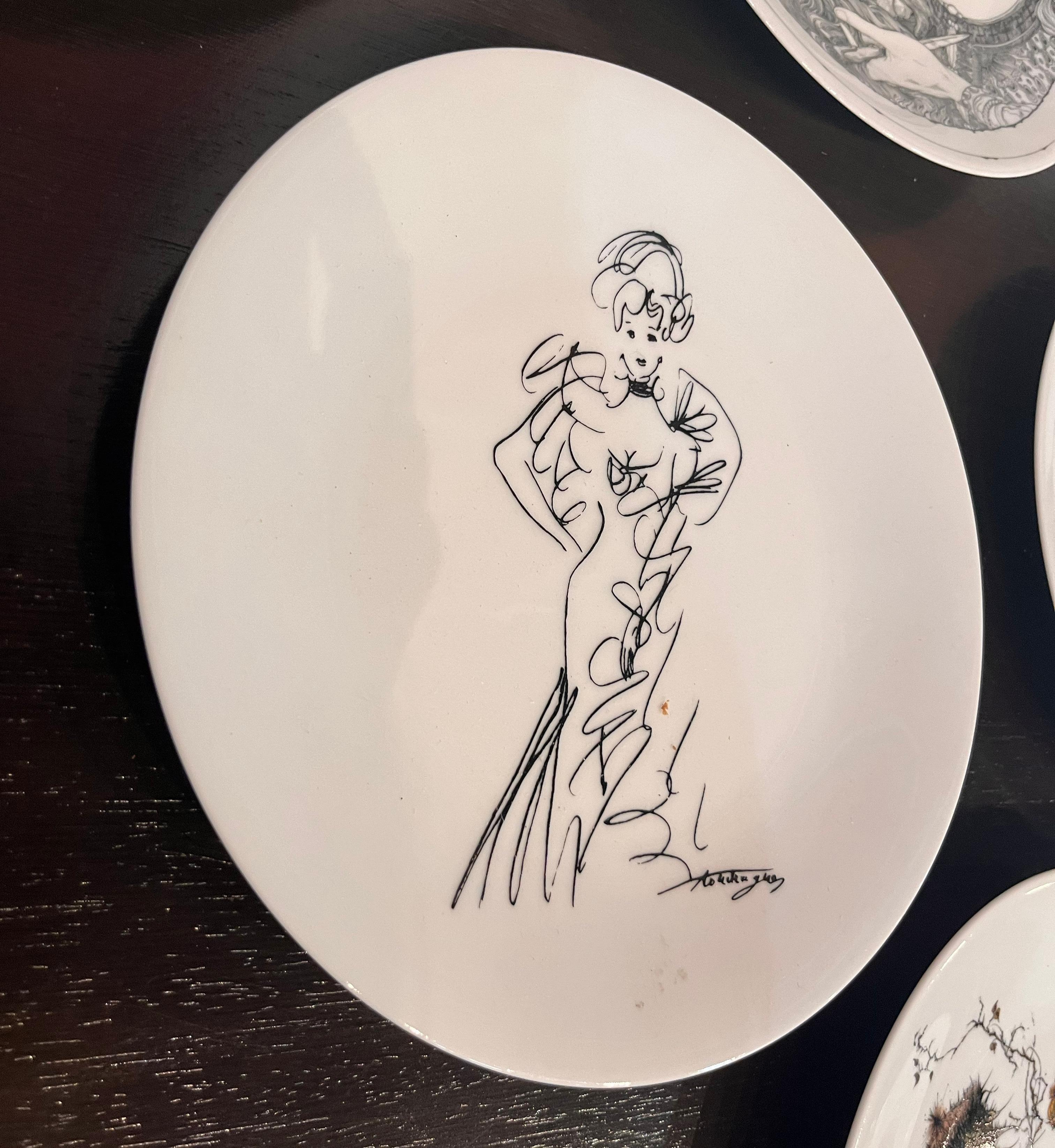 12 Ediciones limitadas Firmadas y Pintadas por Artistas fabricadas por C . F . Haviland en venta 2