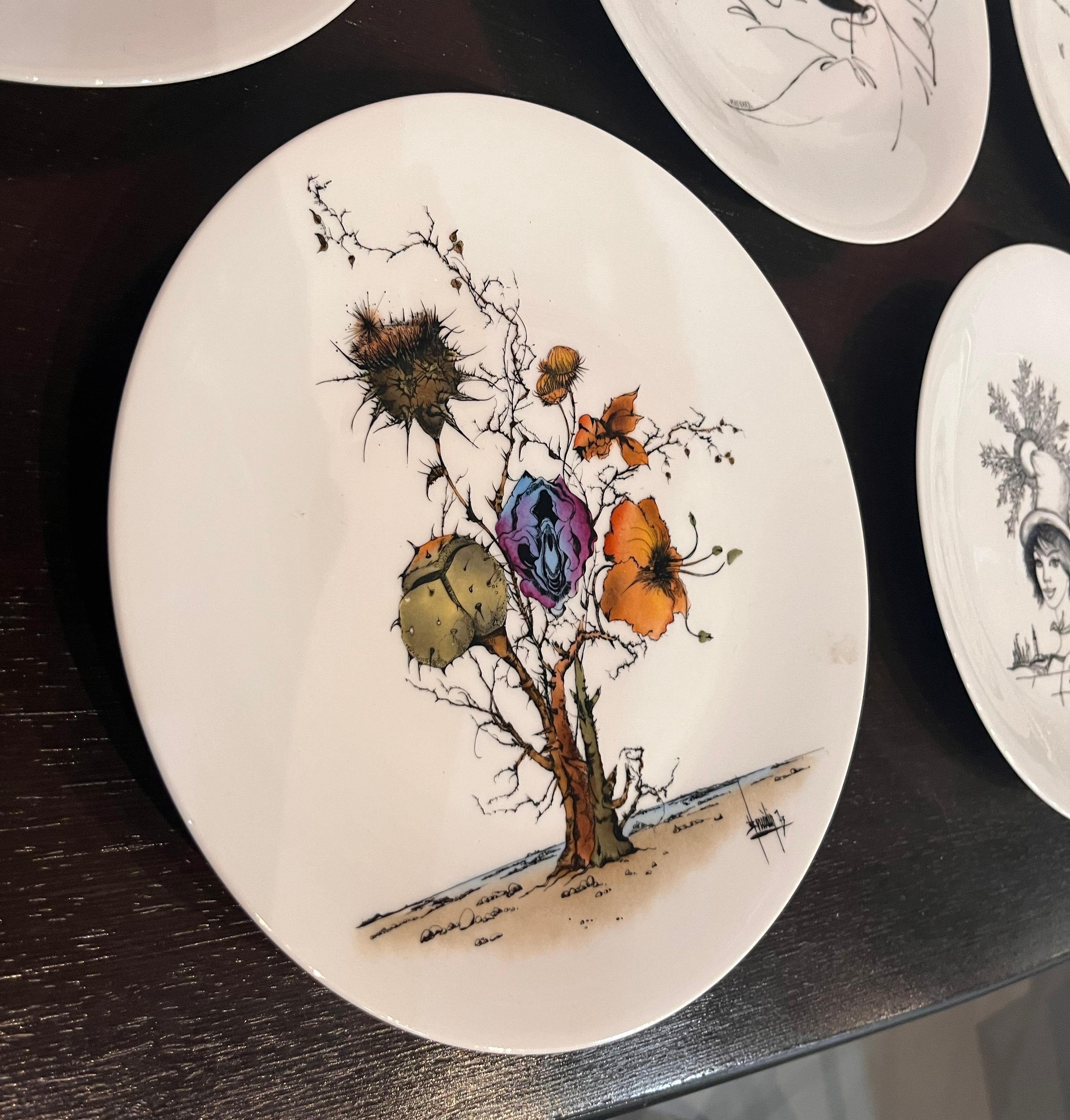 12 Ediciones limitadas Firmadas y Pintadas por Artistas fabricadas por C . F . Haviland en venta 5